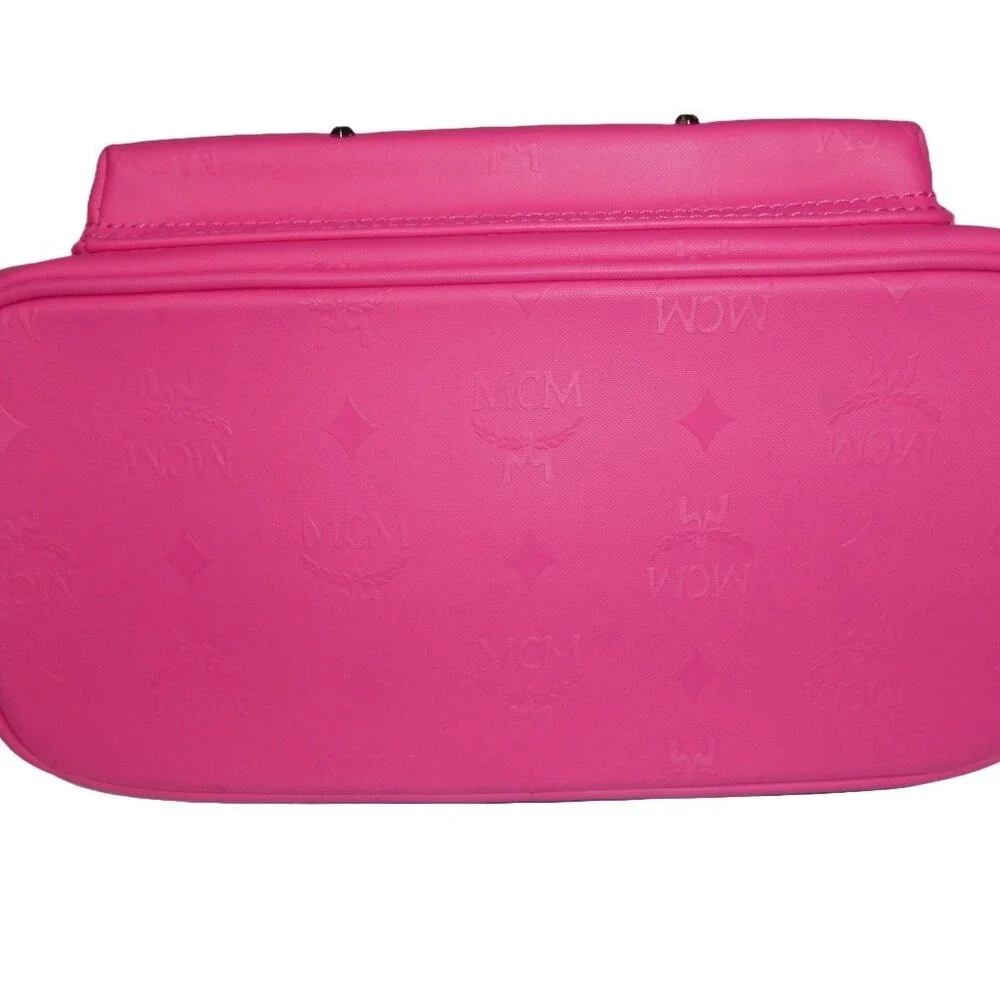 AUTHENTIC MCM Barbie Pink Leather‎ Backpack